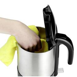 Trisa W4875 rychlovarná konvice, bezšňůrová, ochrana proti přehřátí, stříbrná, černá, 6448.7512