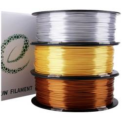 ESUN ePLA-Silk Gold vlákno pro 3D tiskárny PLA plast 1.75 mm 1 kg listová zelená (lesk) 1 kg