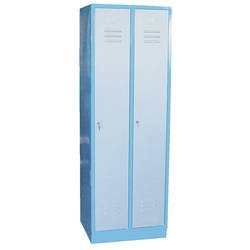 Aerotec 20142003 TYPe Šatní skříň (š x v x h) 600 x 1800 x 500 mm modrá (RAL 5015), šedobílá (RAL 7035)