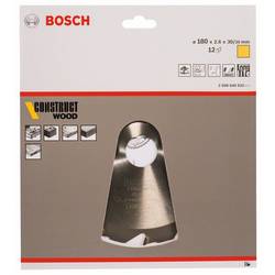 Bosch Accessories Construct Wood 2608640632 tvrdokovový pilový kotouč 180 x 30 x 2.6 mm Počet zubů (na palec): 12 1 ks