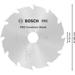 Bosch Accessories Construct Wood 2608640632 tvrdokovový pilový kotouč 180 x 30 x 2.6 mm Počet zubů (na palec): 12 1 ks