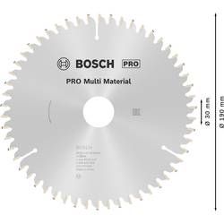 Bosch Accessories Multi Material 2608640509 tvrdokovový pilový kotouč 190 x 30 x 2.4 mm Počet zubů (na palec): 54 1 ks