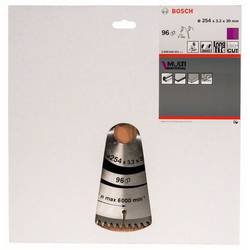 Bosch Accessories Multi Material 2608640451 tvrdokovový pilový kotouč 254 x 30 x 3.2 mm Počet zubů (na palec): 96 1 ks