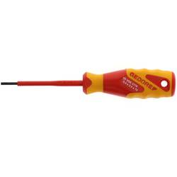 Gedore VDE 2170 2,5 VDE šroubovák pro šrouby Microstix Šířka čepele: 2.5 mm Délka dříku: 75 mm