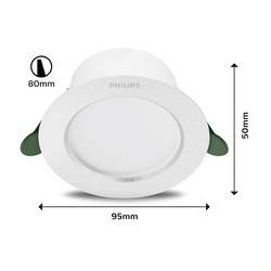Philips 8720169308107 Diamond vestavné svítidlo, LED, LED, 2 W, bílá
