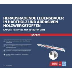 Bosch Accessories 2608901706 EXPERT ‘HARDWOOD FAST’ T 144 DHM LISTY 2 ks