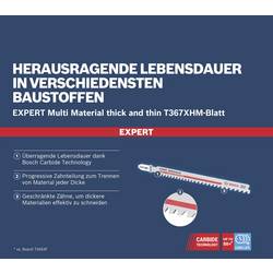 Bosch Accessories 2608901708 EXPERT ‘MULTI MATERIAL’ T 367 XHM LISTY 2 ks