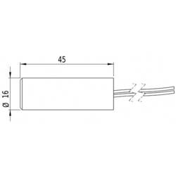 Picotronic laserový modul lineární červená 1 mW LB635-1-3 (16 x 45)