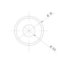 Picotronic laserový modul lineární červená 1 mW LB635-1-3 (16 x 45)