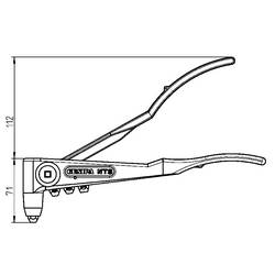 Gesipa 1435461 sada nýtovacích kleští 315 mm 1 ks