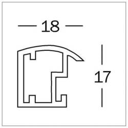 walther+ design KP824G vyměnitelný fotorámeček Formát papíru: 18 x 24 cm (š x v) 18 cm x 24 cm zlatá
