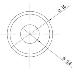 Picotronic laserový modul křížová červená 5 mW CB635-5-3 (16x45)-PL