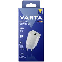 Varta Speed Charger 38 W USB nabíječka, 1x USB A , 1x USB-C®, 38 W