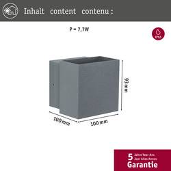 Paulmann Cybo 18002 venkovní nástěnné LED osvětlení 6 W šedá
