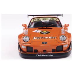Solido model osobního automobilu Porsche BODYKIT JÄGERMEISTER RWB, ORANŽOVÁ hotový model Model osobního automobilu