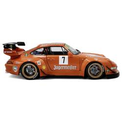 Solido model osobního automobilu Porsche BODYKIT JÄGERMEISTER RWB, ORANŽOVÁ hotový model Model osobního automobilu