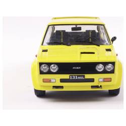 Solido model osobního automobilu Fiat 131 Abarth 1980 žlutá hotový model Model osobního automobilu