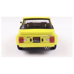 Solido model osobního automobilu Fiat 131 Abarth 1980 žlutá hotový model Model osobního automobilu