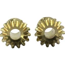 Sol Expert Z15K5 mosaz sada mikro ozubených kol, kovová ozubená kola, (Ø x v) 8.2 mm x 4.9 mm, 2 ks
