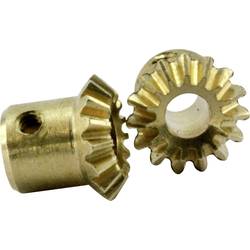 Sol Expert Z15K5 mosaz sada mikro ozubených kol, kovová ozubená kola, (Ø x v) 8.2 mm x 4.9 mm, 2 ks