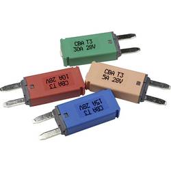 Hansor Circuit Breaker Mini, type 3. Manual Reset, 5ACBA3 Series 5A automatická plochá pojistka, 28 V, 5 A, 1 ks