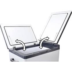 CrossTools ICEBOX 40 Eco přenosná lednice (autochladnička) Energetická třída (EEK2021): B (A - G) kompresor 230 V, 24 V, 12 V stříbrná (matná), černá 37 l