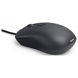 Hama CM-200 optická myš, přenos kabelový, 4 tlačítko, 1600 dpi, černá
