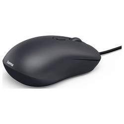 Hama CM-200 optická myš, přenos kabelový, 4 tlačítko, 1600 dpi, černá