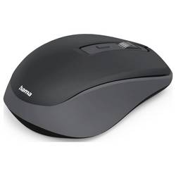 Hama WM-450 optická myš, přenos bezdrátový, 7 tlačítko, 1600 dpi, černá