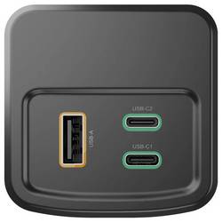 Hama High Power powerbanka Li-Ion, 20000 mAh, Power Delivery 3.0, Quick Charge 3.0, USB-C®, USB-A, šedá, Indikátor stavu
