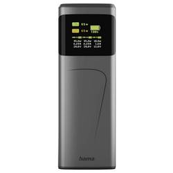 Hama High Power powerbanka Li-Ion, 20000 mAh, Power Delivery 3.0, Quick Charge 3.0, USB-C®, USB-A, šedá, Indikátor stavu
