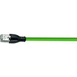 HELU 806415 RJ45 síťové kabely, propojovací kabely 15.00 m zelená PVC plášť 1 ks
