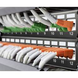 Renkforce RF-4996626 12 portů patch panel 254 mm (10) nevybavený specifikací 1 U černá neosazený