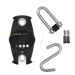 PCE Instruments PCE-HS 60N jeřábová váha PCE-HS 60N Max. váživost 60 kg Rozlišení 20 g na baterii černá