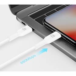 Manhattan USB kabel USB-C ® zástrčka, Apple Lightning konektor 0.50 m bílá 394505