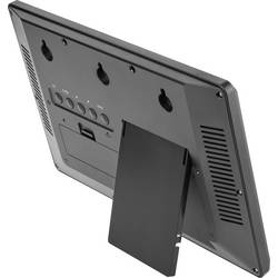 TFA Dostmann 60.4520.01 DCF nástěnné hodiny 36 cm x 2.8 cm x 23.5 cm , černá, velký displej