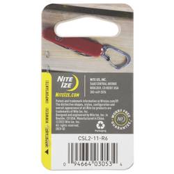 NITE Ize CSL2-11-R6 karabina SlideLock Gr. 2 8.9 mm x 43.6 mm x 2.5 mm 1 ks