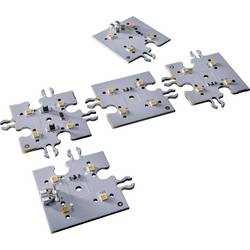 plochá LED teplá bílá (d x š x v) 40 x 40 x 4.64 mm Lumitronix