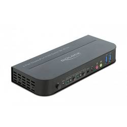 Delock 11482 DisplayPort přepínač DisplayPort, HDMI ovládání gesty, myš, klávesnice, dálkové ovládání 3840 x 2160 Pixel
