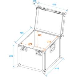 Roadinger Roadinger Universal Case 30126748 case (kufr) (d x š x v) 435 x 435 x 457 mm