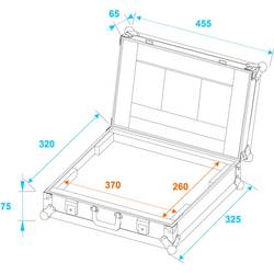 Roadinger Roadinger LC-15 30126010 case (kufr) (d x š x v) 150 x 465 x 360 mm