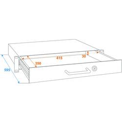 Omnitronic 30100951 19palcová racková zásuvka 1 U ocel