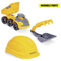 Dickie Toys Volvo Přehrávání Tough Hauler hotový model Stavebnice-sada