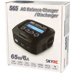 SKYRC S65 modelářská multifunkční nabíječka, 6 A, Li-Pol, LiFePO , Li-Ion, LiHV , NiMH, NiCd, pro olověné akumulátory
