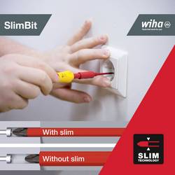 Wiha slimVario sada šroubováků, plochý, křížový PH, Pozidriv, Plus/Minus, TORX, šestiúhelník, 19dílná, 41231