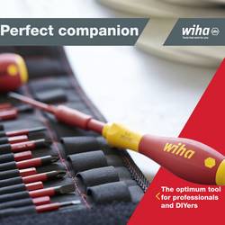 Wiha slimVario sada šroubováků, plochý, křížový PH, Pozidriv, Plus/Minus, TORX, šestiúhelník, 19dílná, 41231