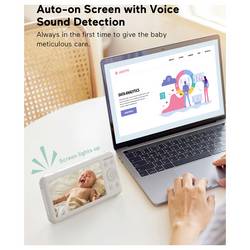 momcozy dětská chůvička s kamerou BM007-WH12BA-A