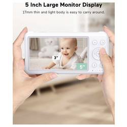 momcozy dětská chůvička s kamerou BM007-WH12BA-A