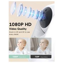 momcozy dětská chůvička s kamerou BM007-WH12BA-A