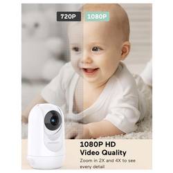 momcozy dětská chůvička s kamerou BM007-WH12BA-A
